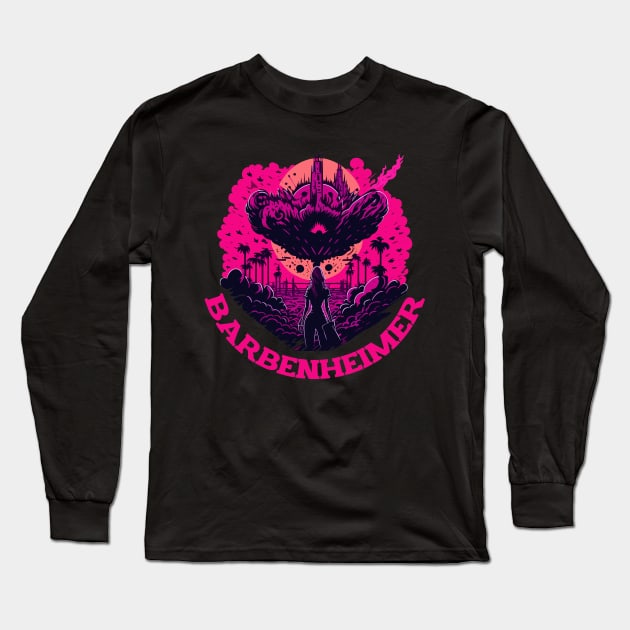 barbenheimer Long Sleeve T-Shirt by zarafaart